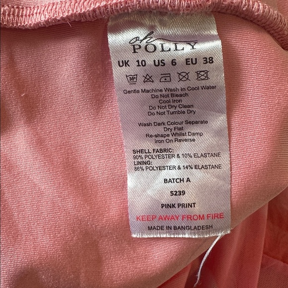 Oh polly ELIO Sarong Wrap Front Mini Dress size 6 - Picture 6 of 6